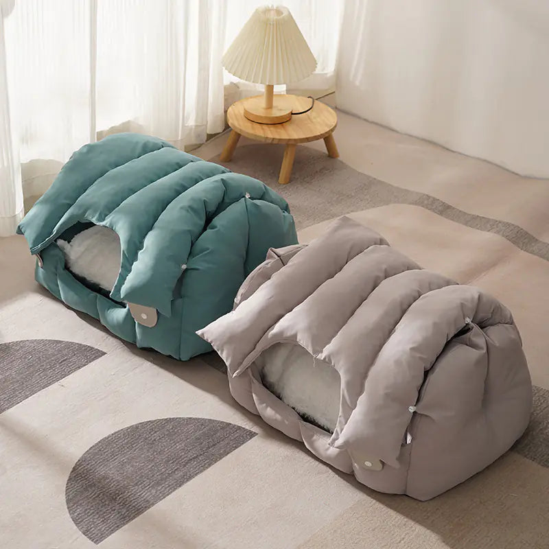 Lit design en arche pour chat – ZenArch™