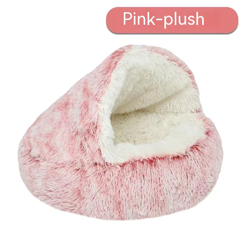 Lit cocon semi-fermé en peluche DreamNest™