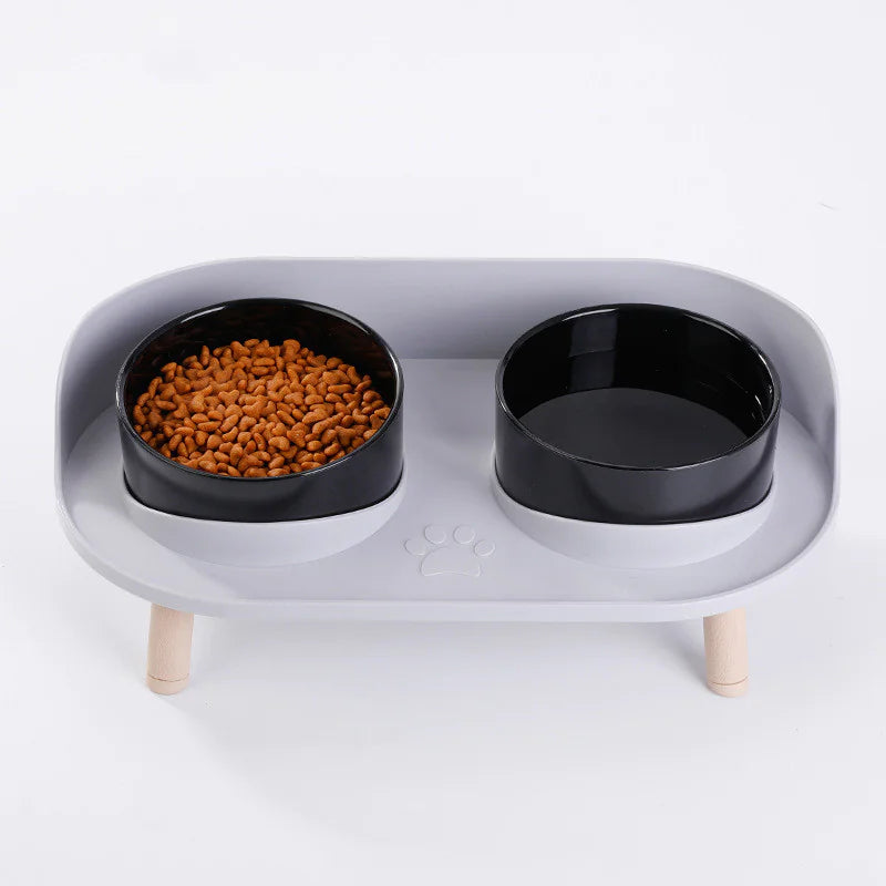 Gamelle surélevée anti-renversement pour chat – BalanceBowl™