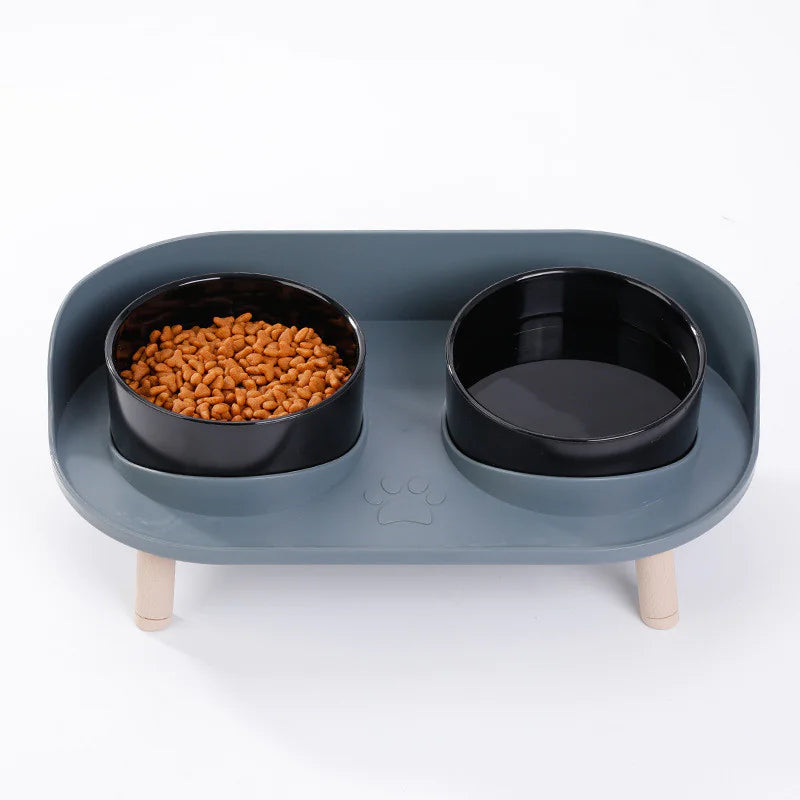 Gamelle surélevée anti-renversement pour chat – BalanceBowl™