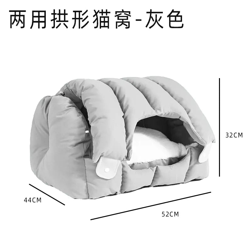 Lit design en arche pour chat – ZenArch™